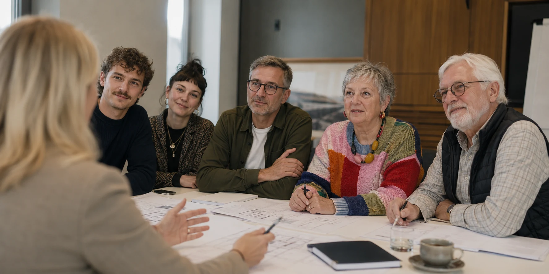 Besprechung mit einer Wohnungseigentümergemeinschaft